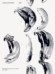 The Front Cover of 'Río' publication which is a white cover showing drawings of bananas in a black and white colour.