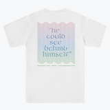 "He could see behind himself" Wave T-Shirt