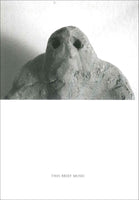 White cover, an image of a clay model takes up the top half of the page. In small serif font at the bottom of the page it read 'THIS BRIEF MUSIC'.